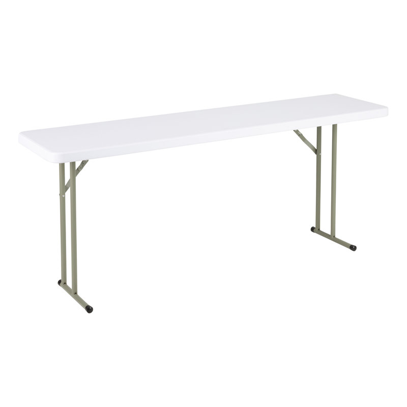 Norwood Commercial Furniture Plastic Rectangular Portable Folding Table & Reviews Wayfair